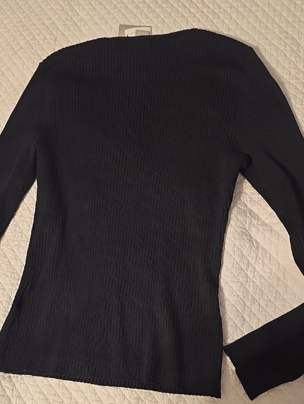 H&M Square-Neck Rib-Knit Top - Picture 5 of 6